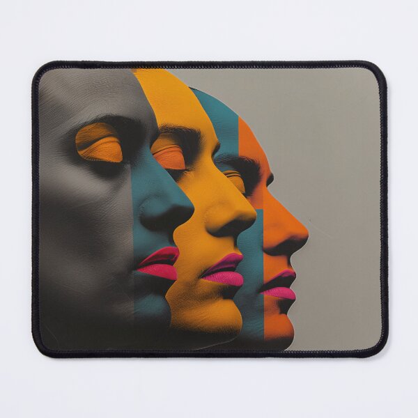 Item preview, Colorful Faces Diversity | Identity Pop Art Portrait Print designed and sold by VUK VESOVIC.