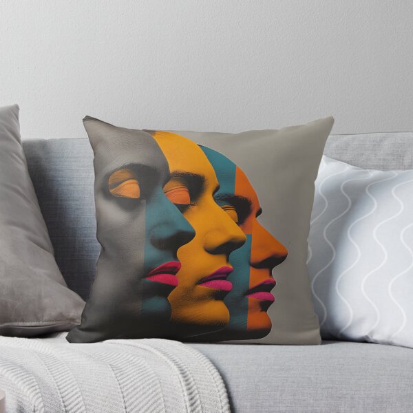 Item preview, Colorful Faces Diversity | Identity Pop Art Portrait Print designed and sold by VUK VESOVIC.