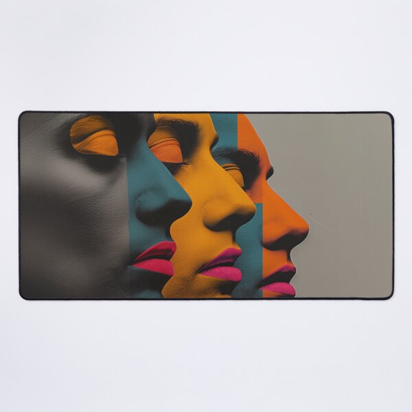 Item preview, Colorful Faces Diversity | Identity Pop Art Portrait Print designed and sold by VUK VESOVIC.