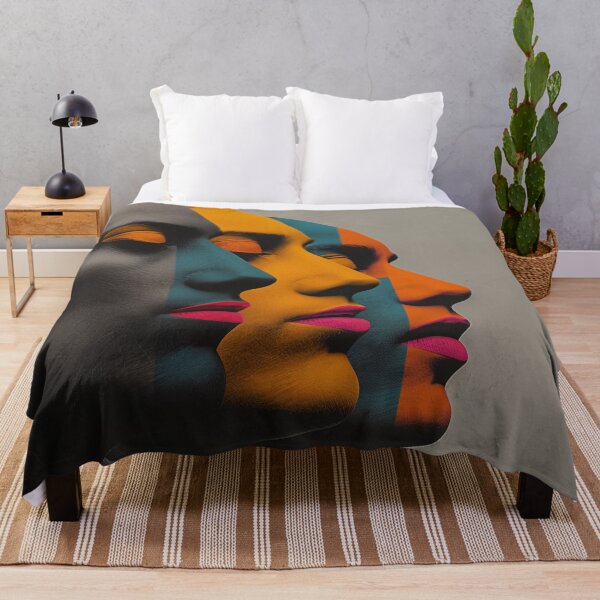 Item preview, Colorful Faces Diversity | Identity Pop Art Portrait Print designed and sold by VUK VESOVIC.