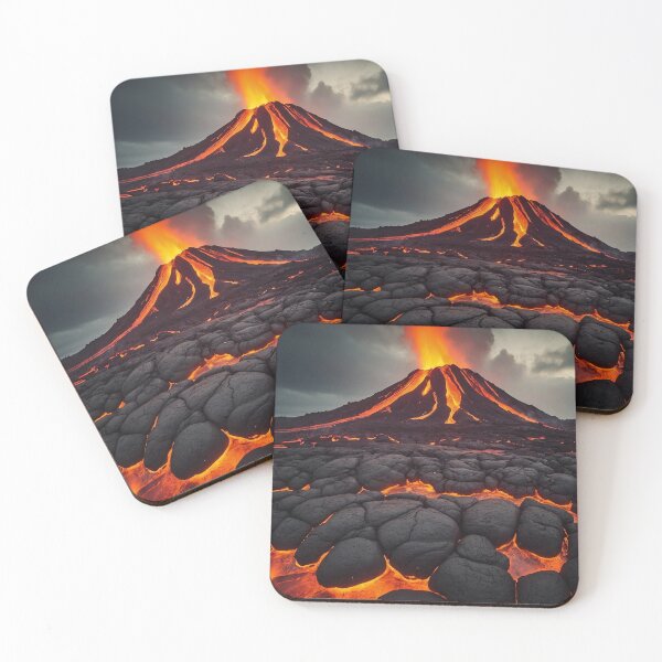 Item preview, Mountain Of Magma - Magical Volcano Lava Rocks designed and sold by SassyArtistry.