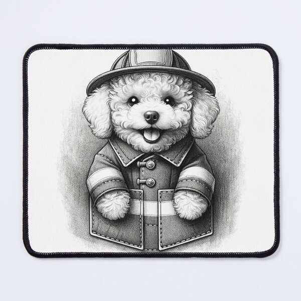 Item preview, Toy Poodle Firefighter designed and sold by toypoodlemom.
