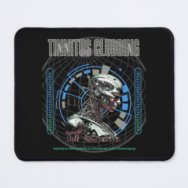 Item preview, Tinnitus clubbing. Design with funny saying designed and sold by Pflugart.