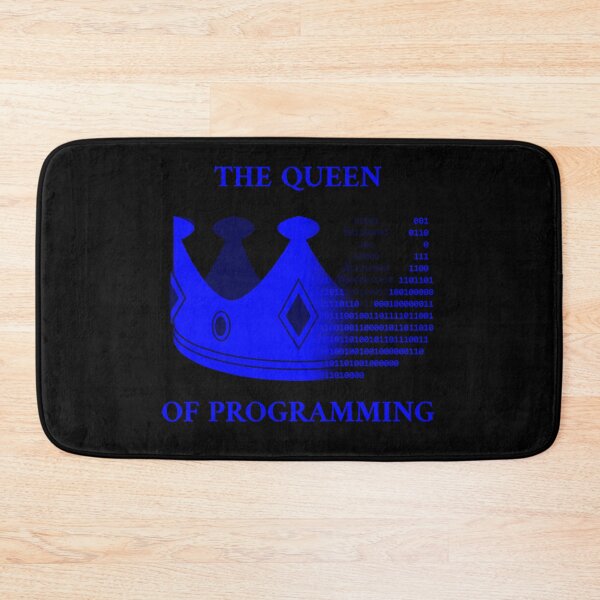 Item preview, The queen of programming blue designed and sold by Warrioll.