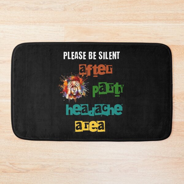 Item preview, Please be silent, after party headache area. Design with funny saying in English designed and sold by Pflugart.