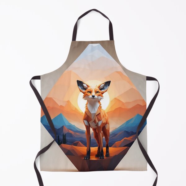 Item preview, Beautiful Young Fox / Geometrical Art designed and sold by PolygonPinnacle.