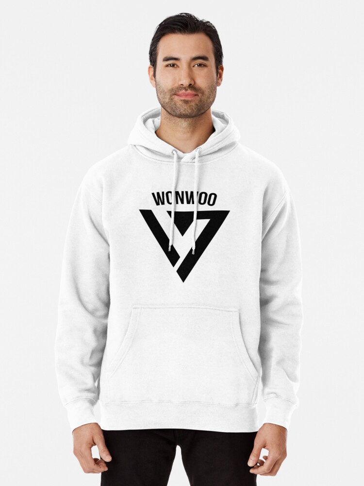 Seventeen Logo- Wonwoo Fitted Scoop Pullover Hoodie for Sale by