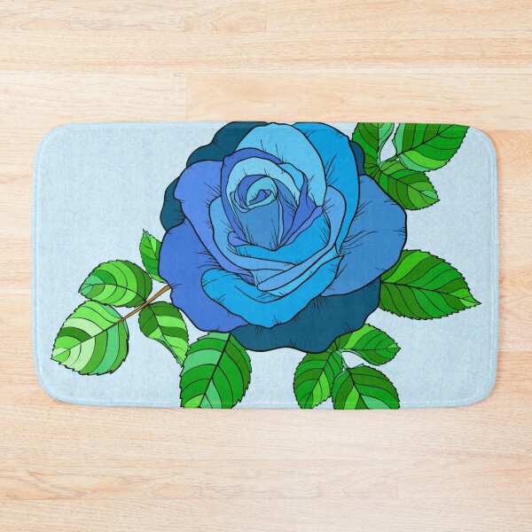Item preview, Blue roses watercolor art designed and sold by zorkaa1.