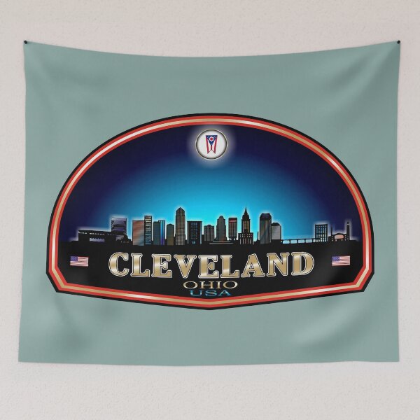 Item preview, Cleveland Ohio skyline designed and sold by antonietta40.