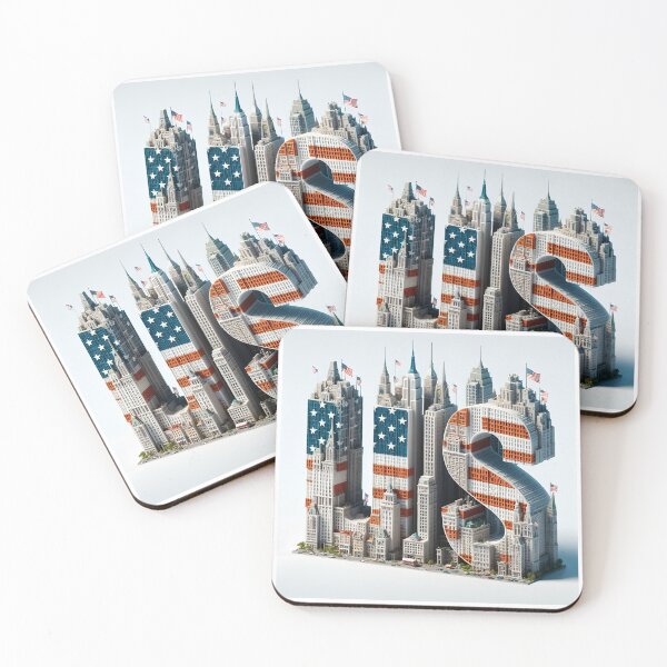 Item preview, USA NYC USA 3D USA Flag  designed and sold by lsepolis123.