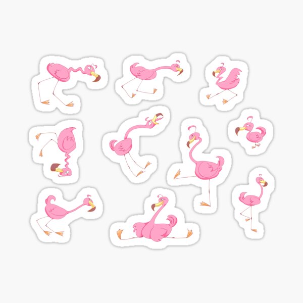 Flamingos Sticker