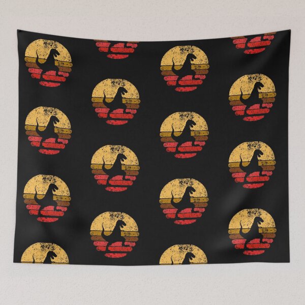 Item preview, T-Rex Dinosaur Silhouette Retro Sunset designed and sold by chjola.
