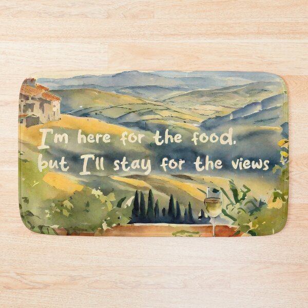 Item preview, I'm Here For the Food, But I'll Stay For the Views designed and sold by @ndrys.