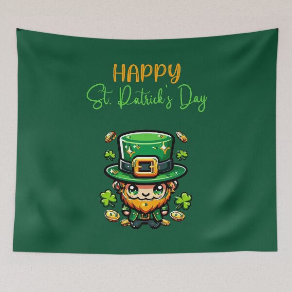 Item preview, Cute Leprechaun - Happy St Patrick's Day designed and sold by Monkey-Bar.