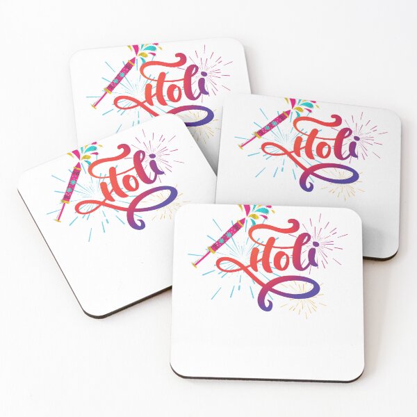 Item preview,  happy Holi, festival of colours, trendy holi design designed and sold by HariniArts.