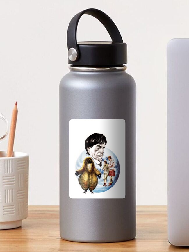 Thumbnail 1 of 3, Sticker, The 2nd Doctor and the Abominable Snowman designed and sold by HseAchilleos.