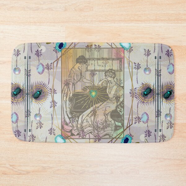 Item preview, Woman and precious stones, victorian age, archeology, ancient egypt, history, scarab, diamond, palms designed and sold by Sugar Wisdom .