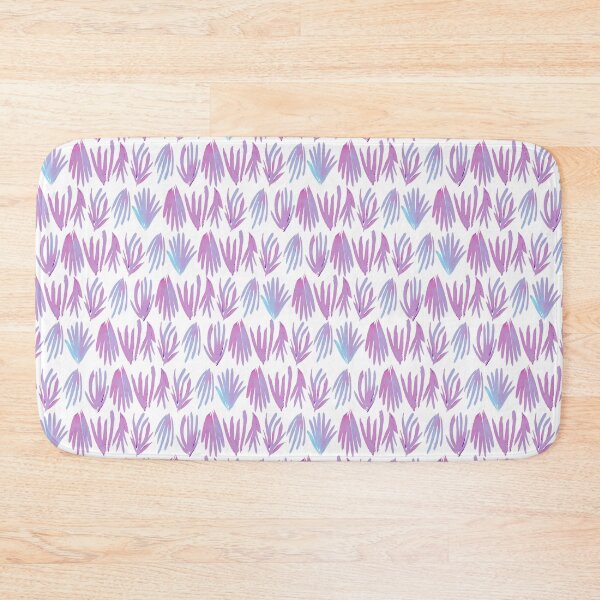 Item preview, Lavender Dreams: Soft Pink & Blue Protea Leaves Pattern for Tranquil Decor & Stylish Apparel designed and sold by Jay Dee Dearness.