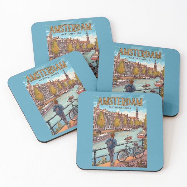 Item preview, Amsterdam Netherlands designed and sold by StudioRedKoala.