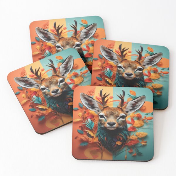 Item preview, Abstract Deer designed and sold by Enchanting Art Vista.