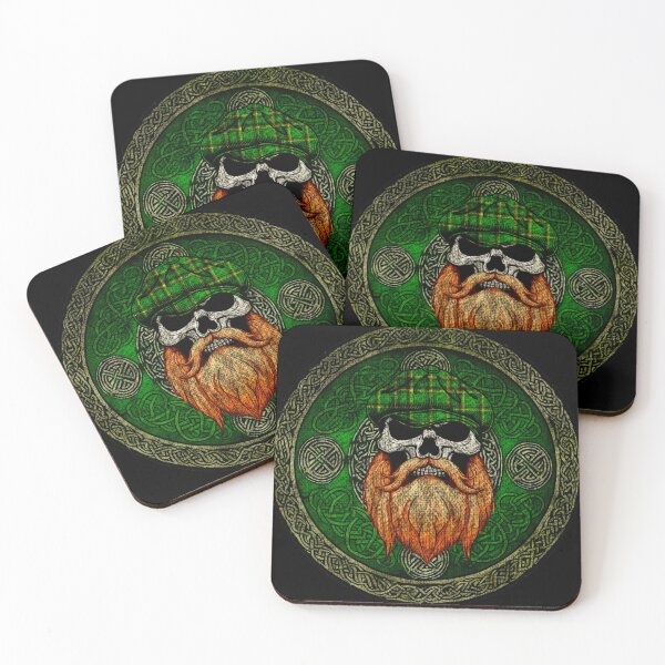 Item preview, Irish Skull Distressed-St. Paddy's Day designed and sold by Wtp1985.