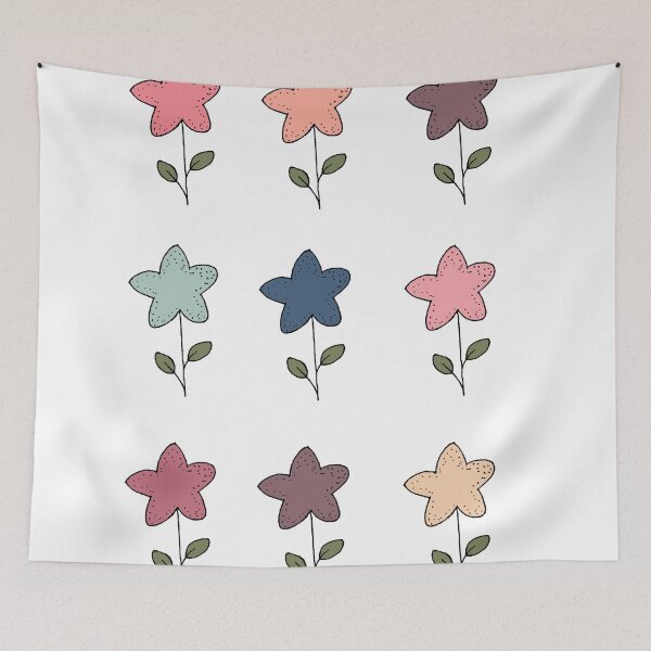 Item preview, Cute colorful flowers designed and sold by BALCONYDOORS.