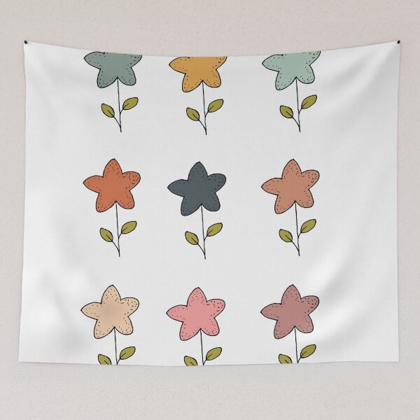Item preview, Cute colorful flowers 2 designed and sold by BALCONYDOORS.