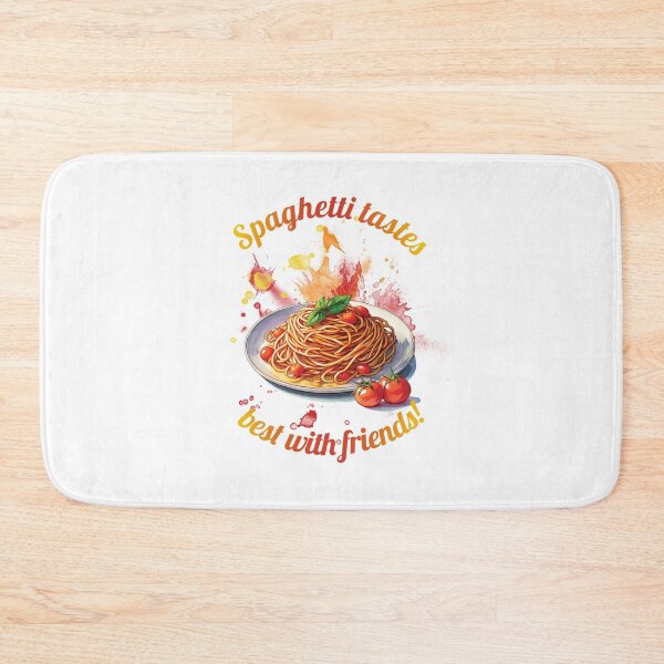 Item preview, Spaghetti with tomato sauce and basil designed and sold by HarridanCreates.