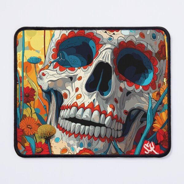 Item preview,  The Flowers - Skull, skeleton, skull, flowers designed and sold by HIGUMAX.