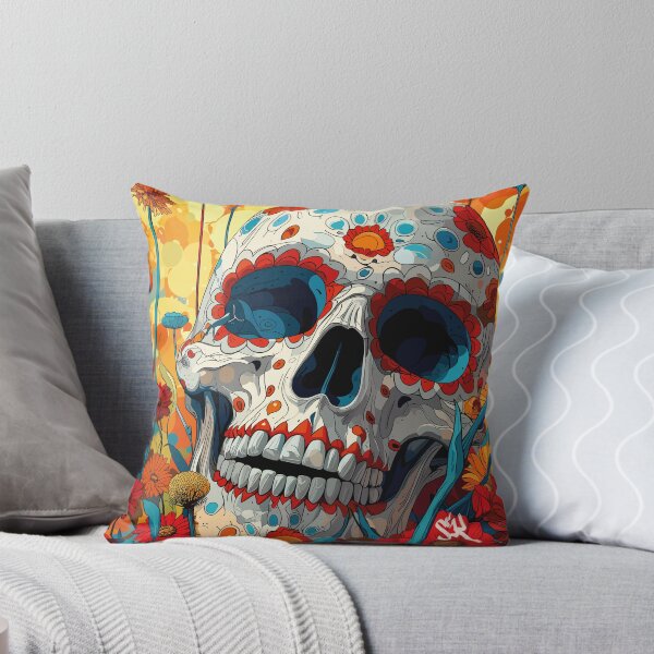 Item preview,  The Flowers - Skull, skeleton, skull, flowers designed and sold by HIGUMAX.