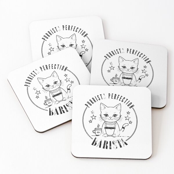 Item preview, Purrista Perfection - Barista, Vintage Design designed and sold by KaiLabsArt.