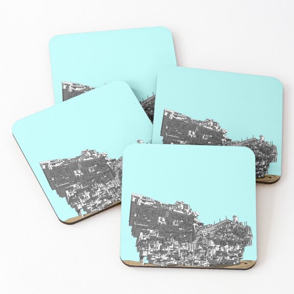 Item preview, Utopia city fortress designed and sold by m-yoga-store.