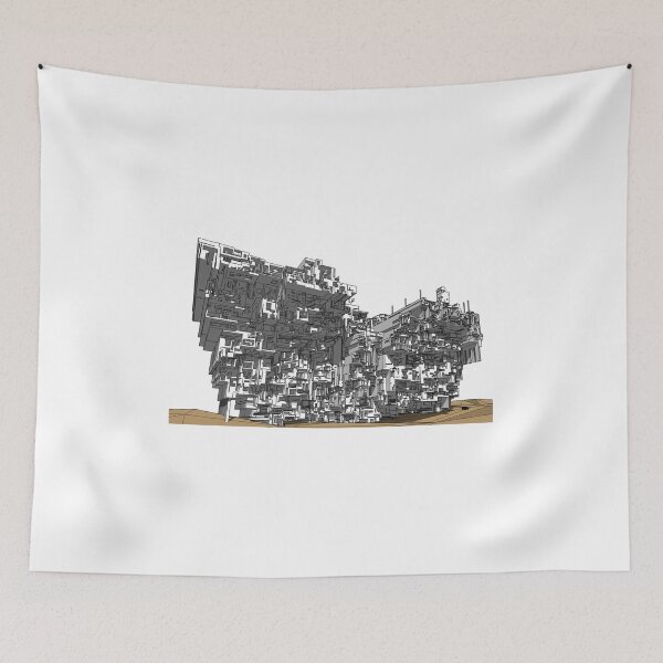 Item preview, Utopia city fortress designed and sold by m-yoga-store.