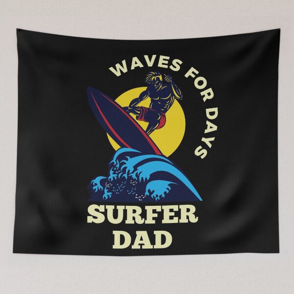 Item preview, Surfer Dad Waves For Days designed and sold by FrescoNat.