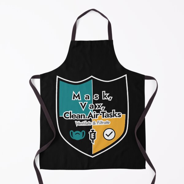 Item preview, Mask Vax and Clean Air Tasks Covid Cautious designed and sold by thecakelin.