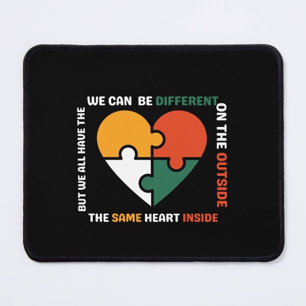 Item preview, We Can Be Different On Outside But We All Have The Same Inside black history month  designed and sold by zouhourart ⭐⭐⭐⭐⭐.