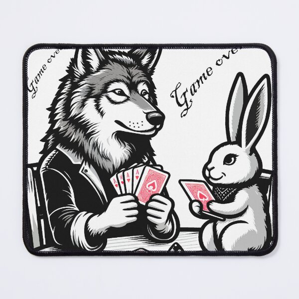 Item preview, Game over! Wolf and hare. designed and sold by jardraz.