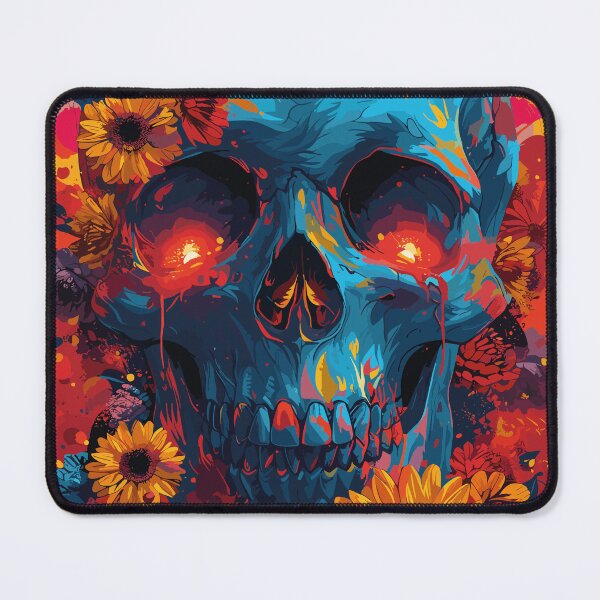 Item preview,  The Flowers - Skull, skeleton, skull, flowers designed and sold by HIGUMAX.