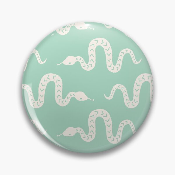 Item preview, Cute Doodle Pastel Green Snake Pattern designed and sold by AllisonDelDuca.