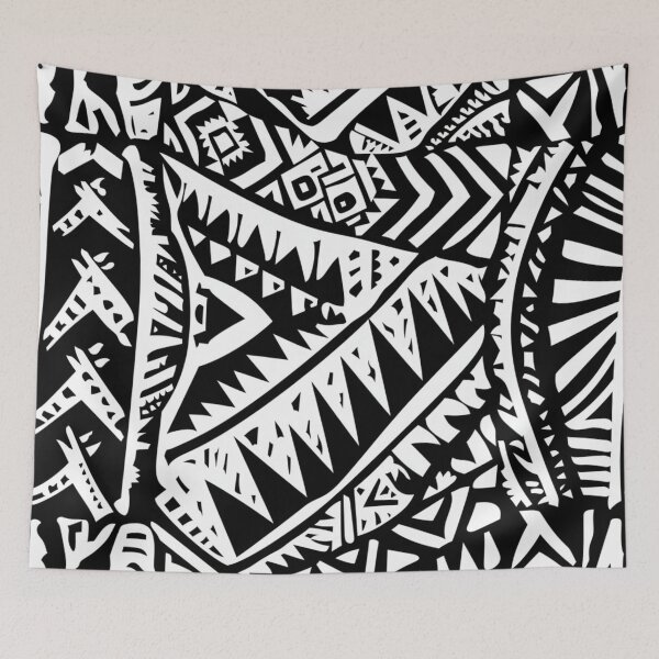 Item preview, Hand Drawn Polynesian Tapa Pattern designed and sold by GrinGalore.