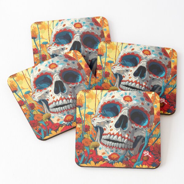 Item preview,  The Flowers - Skull, skeleton, skull, flowers designed and sold by HIGUMAX.