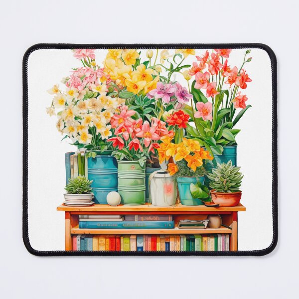 Item preview, Spring Flowers in the Library designed and sold by PaperieJennifer.