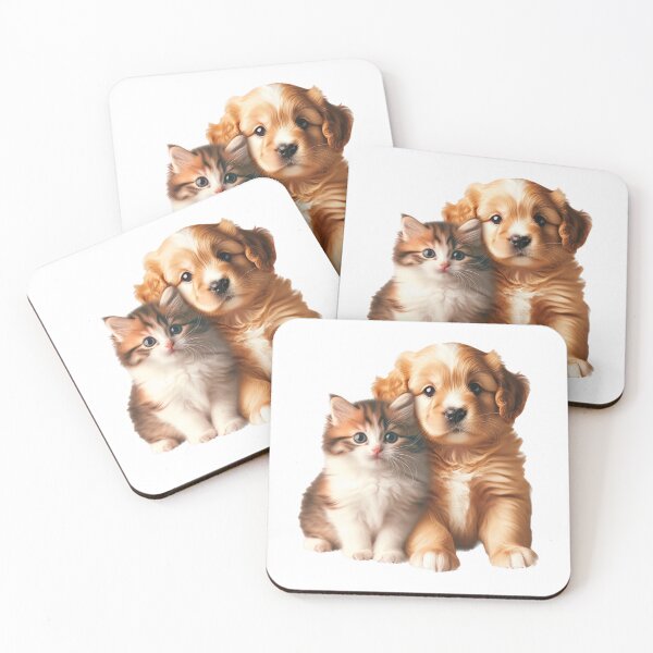 Item preview, Dogs and Cats Friendship designed and sold by CardsStudio.