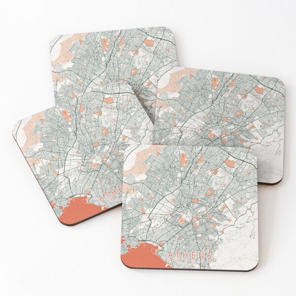 Item preview, Athens City Map of Greece  - Bohemian designed and sold by deMAP.