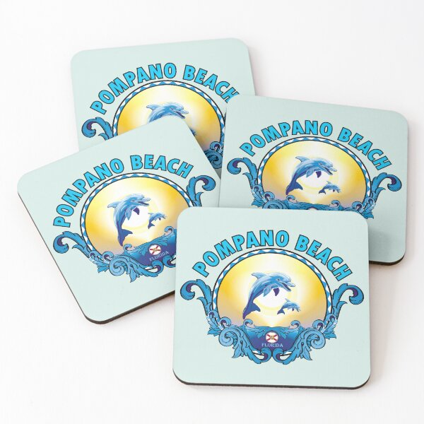 Item preview, Pompano Beach dolphins Florida designed and sold by antonietta40.
