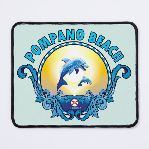 Item preview, Pompano Beach dolphins Florida designed and sold by antonietta40.