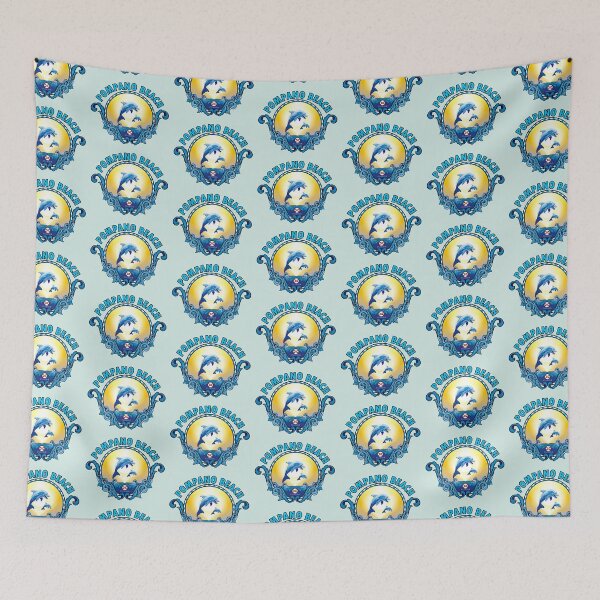 Item preview, Pompano Beach dolphins Florida designed and sold by antonietta40.
