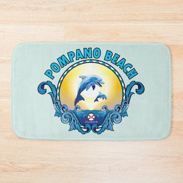 Item preview, Pompano Beach dolphins Florida designed and sold by antonietta40.