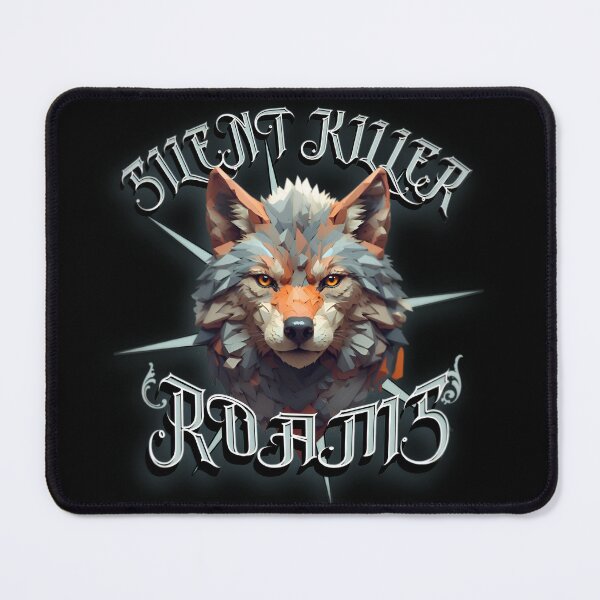 Item preview, Silent Killer Roams / Lone Wolf Motivation designed and sold by PolygonPinnacle.