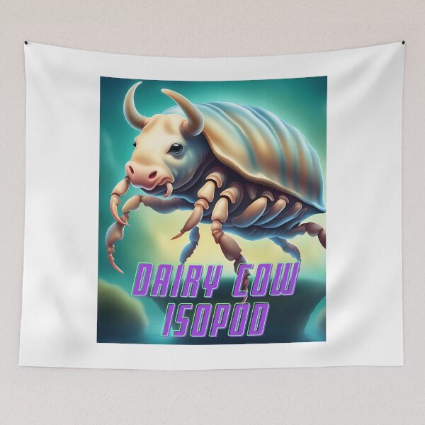 Item preview, Dairy Cow Isopod Funny Gifts For A Isopod Enthusiast designed and sold by Harpiaart.
